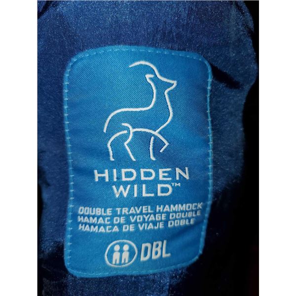 Hidden Wild Double Travel Hammock OPEN BOX SOLD AS IS Hidden Wild Double Travel Hammock OPEN BOX SOLD AS IS