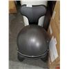 Image 1 : Gaiam Classic Balance Ball Chair Black - OUT OF BOX - SOLD AS IS
