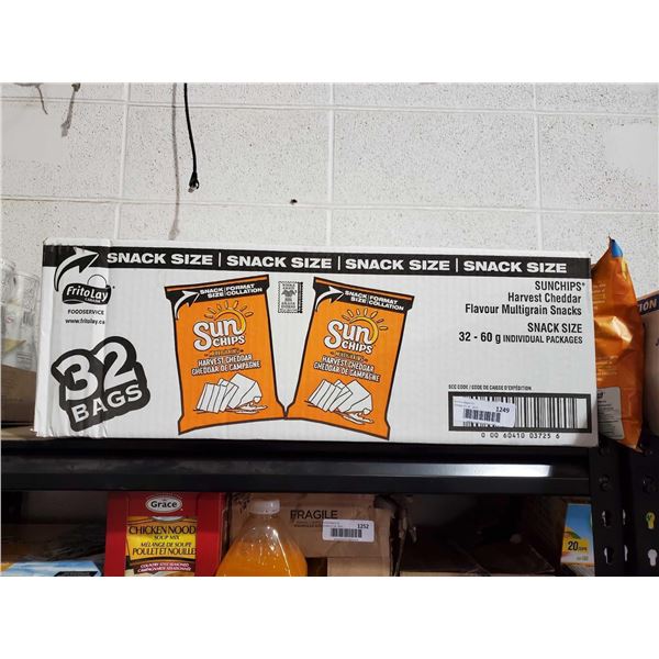 Case of Sun Chips Harvest Cheddar (32 x 60g)