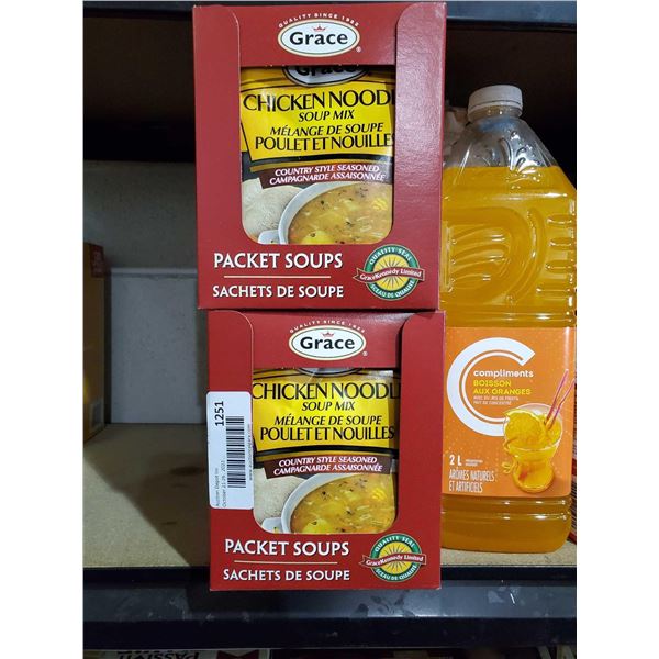 Grace Packet Chicken Noodle Soup Mix 2x(12 x 60g)