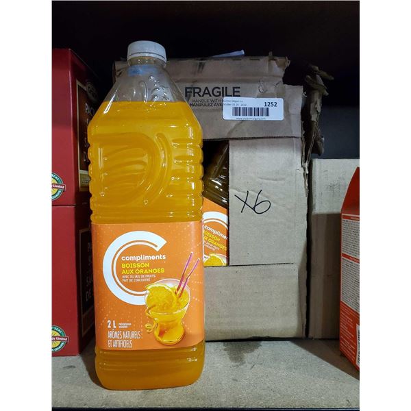 Compliments Orange Juice 6X2L
