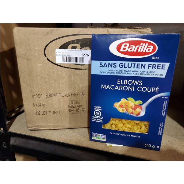 Barilla Gluten Free Cut Macaroni Noodles (8 x 340g)