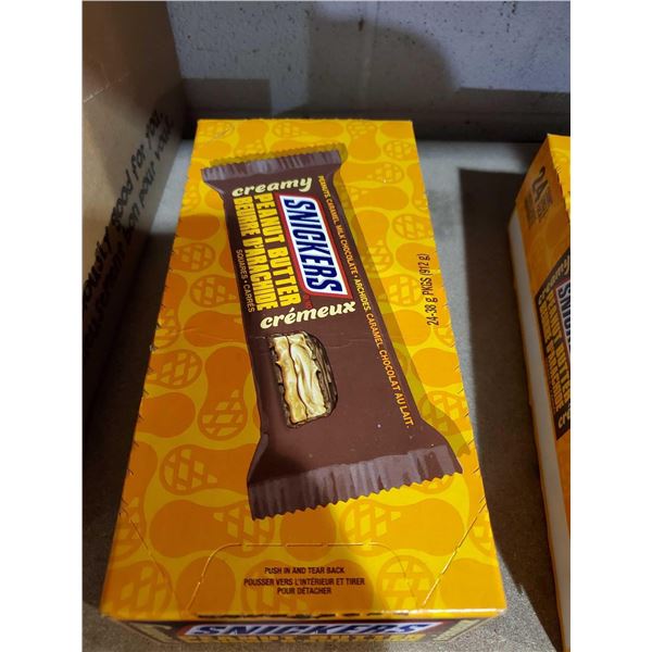 Creamy Snickers Peanut Butter Candy Bars (24 x 38g)