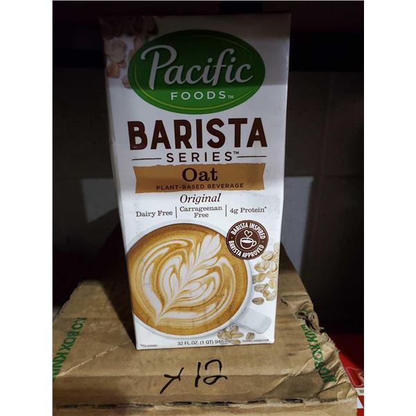 Pacific Foods Barista Series Oat Plant Based Beverage 12x946ml