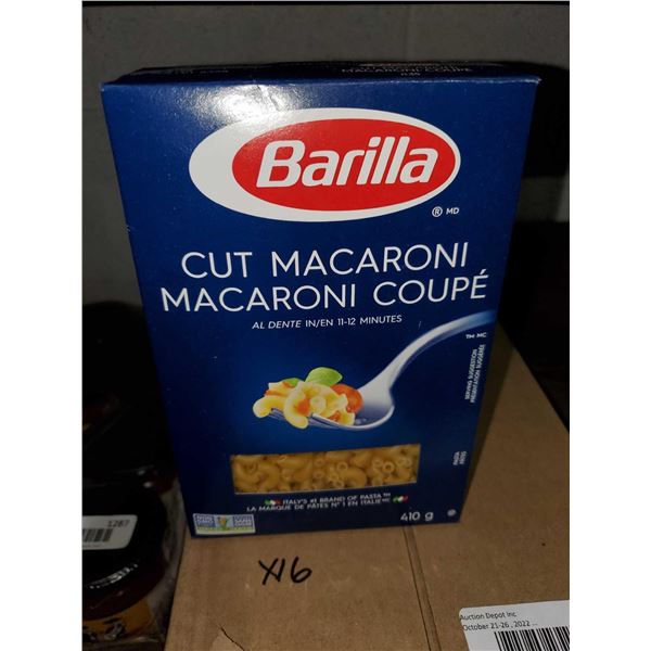 Barilla Cut Macaroni 16x410g