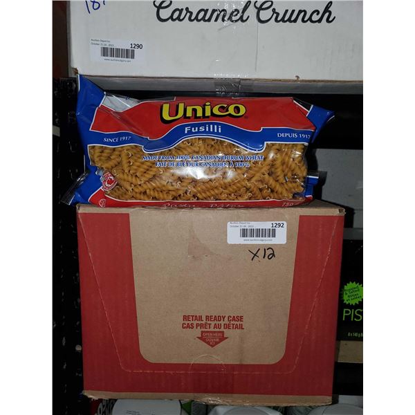 Unico Fusilli Pasta12x750g