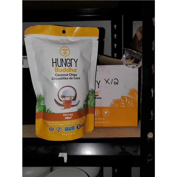 Hungry Buddha Honey Coconut Chips (12 x 40g)