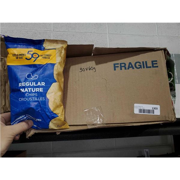 59th Street Regular Potato Chips - 30x60g