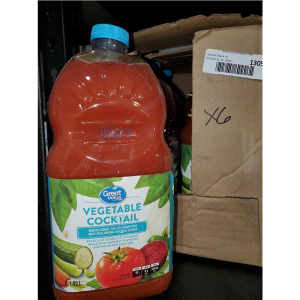 Great Value Vegetable Cocktail 6x1.89L