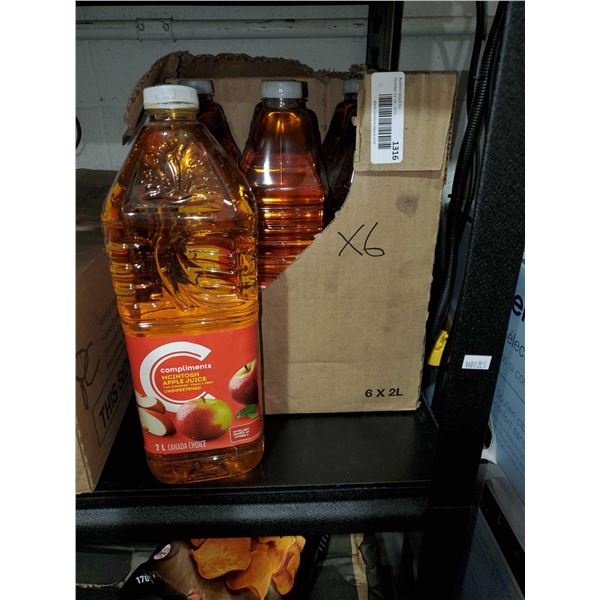 Compliments McIntosh Apple Juice 6X2L