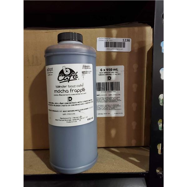 B Cafe Blender Boyz Cafe Mocha Frappe Coffee Concentrate (6x950ml)