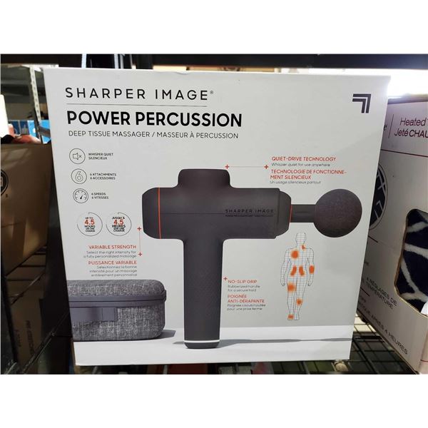 Sharper Image Power Percussion Deep Muscle Massager - OPEN BOX - SOLD AS IS