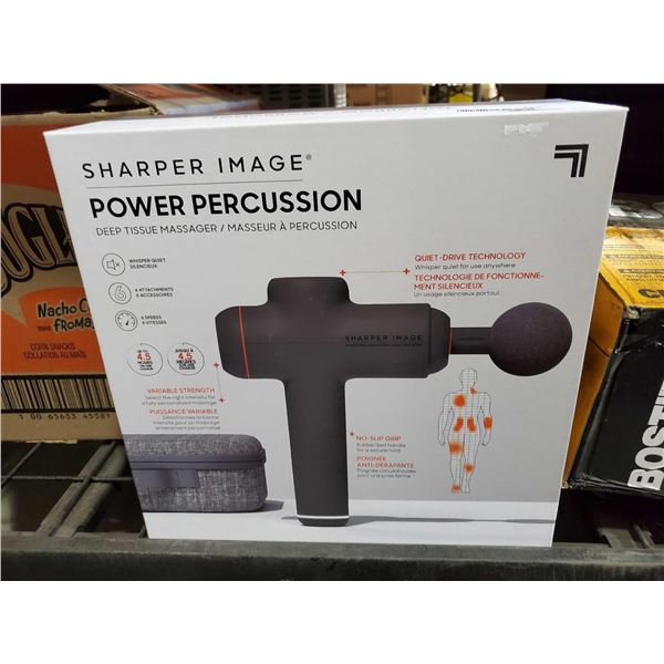 Sharper Image Power Percussion Deep Muscle Massager - OPEN BOX - SOLD AS IS