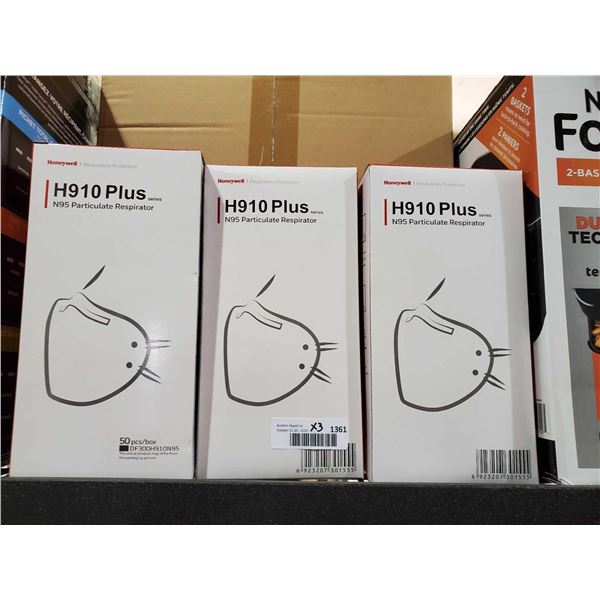 H910 PlusN95 Particulate Respirator 2 x 50 pc