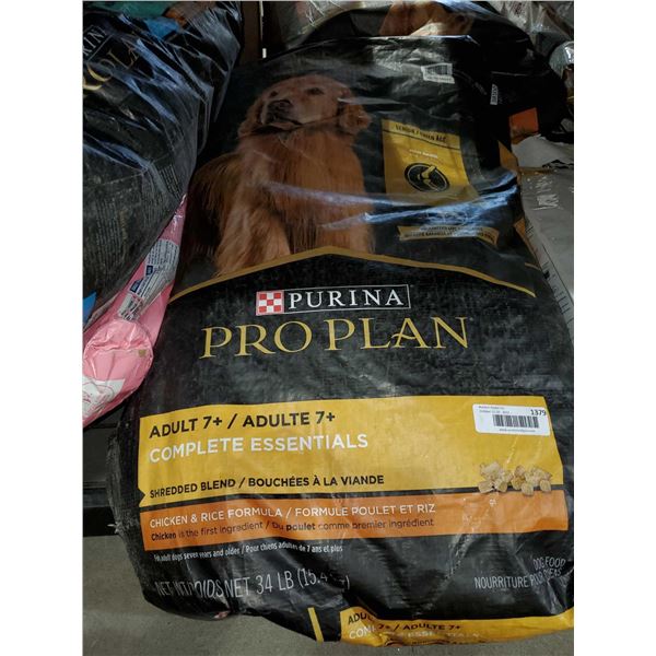 Purina Pro Plan Adult Chicken & Rice Dog Kibble - 34 Lbs