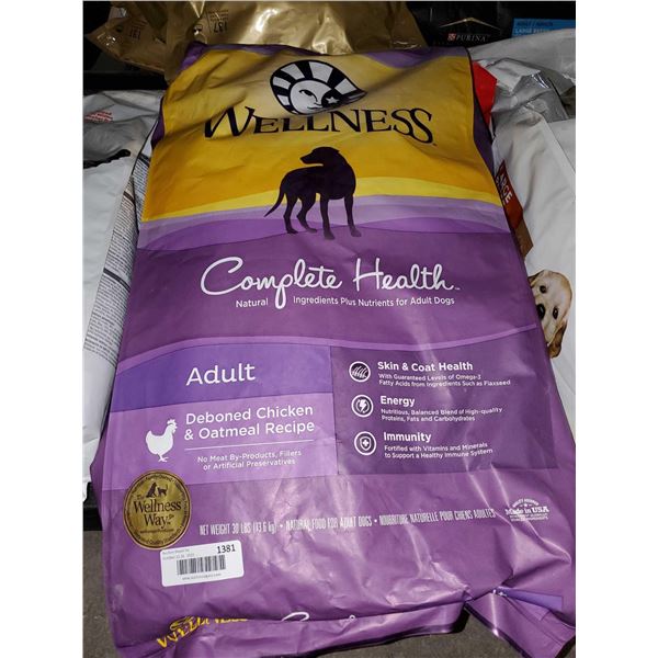 Wellness Complete Health Adult Dog Kibble 30 Lbs