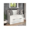 Image 3 : Kathy Ireland Home 40W Door Bench - White
