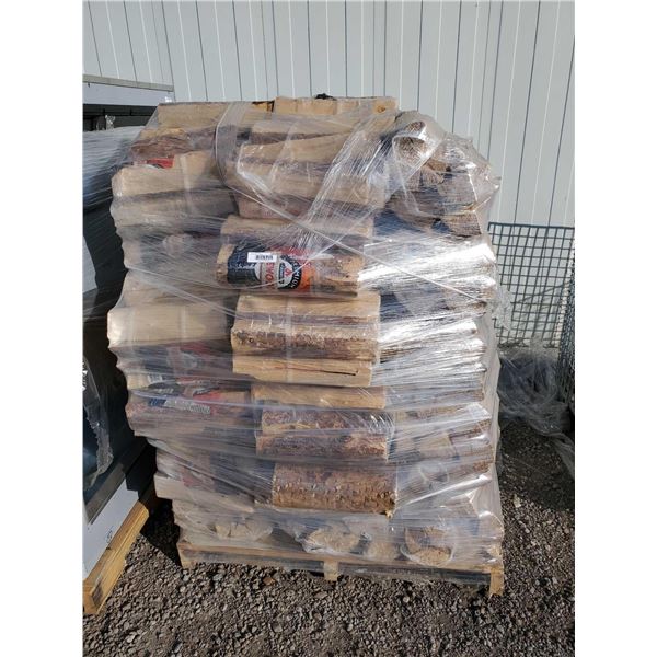 Pallet Lot of Firewood - approx 1/2 cord bundled wood