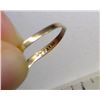 Image 6 : 10kt Gold ring with small jewel/diamond