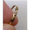 Image 8 : 10kt Gold ring with small jewel/diamond