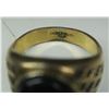 Image 2 : 10kt gold ring with black stone