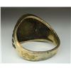 Image 3 : 10kt gold ring with black stone