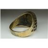 Image 4 : 10kt gold ring with black stone