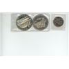 Image 2 : 3 Tokens (mint condition) 2 -Lincoln's 10000 silver $bar (Montana), Calgary Stampede Dollar 1983