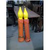 Image 2 : 2 lg. Noel Christmas Candle Lawn Ornamants