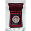 Image 1 : 1977 Queen Elizabeth Silver Jubilee Specimen Silver Dollar. Bright White. Housed in its original bla