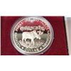 Image 3 : 1985 National Parks Centennial Proof Silver Dollar. Popular Moose. Bright White with Ultra Heavy Cam