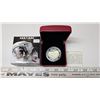 Image 1 : 2014 Canadian Space Agency $20. Hologram of Canadian astronaut & CANADARM. 99.99% pure Silver. Proof