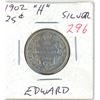 Image 1 : 1902 'H' Canada Quarter (Edward)
