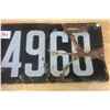 Image 3 : 1919 Porcelain SK Liscense Plate