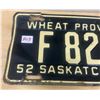 Image 2 : 1952 SK License Plate