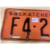 Image 2 : 1950 SK License Plate