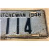 Image 3 : 1948 SK License Plate