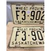 Image 2 : 1951 - Pair of SK License Plates
