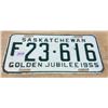 Image 1 : 1955 SK license plate (lot 309-313 have the same numbers on plates)