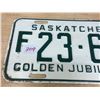 Image 2 : 1955 SK license plate (lot 309-313 have the same numbers on plates)