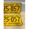 Image 3 : 1967 Pair of SK license plate
