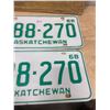 Image 3 : 1968 Pair of SK license plates with original sleeve