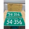 Image 1 : 1969 Pair of SK license plate with original sleeve