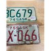Image 3 : 1974 + 1975 SK motorbike license plates