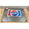 Image 3 : Chrome and plastic Pepsi sign of soda dispenser 10"x12"