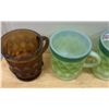 Image 2 : 4 Fire King coffee mugs - 3 are stamped Fire King