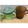 Image 3 : 4 Fire King coffee mugs - 3 are stamped Fire King