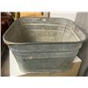 Image 1 : Galvanized Wash tub