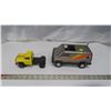 Image 1 : Vintage Silver Van & small yellow tonka truck