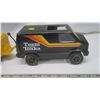 Image 2 : Vintage Black Tonka van with black & yellow trailer